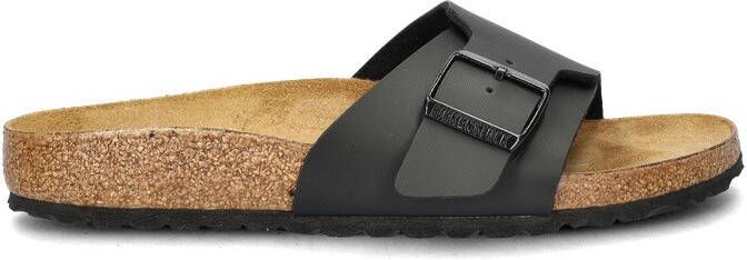 Birkenstock Satin Finish Sandal with Metal Buckle Black Dames - Foto 7