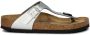 Birkenstock Gizeh Slippers Metallic Silver Normale Pasvorm Vrouwen - Thumbnail 2