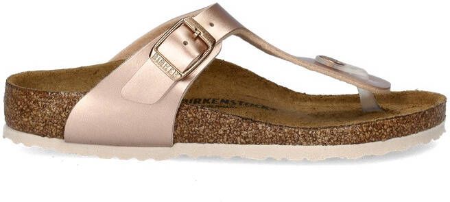 Birkenstock Gizeh Kids Slippers Electric Metallic Copper Regular fit | Goud | Imitatieleer - Foto 15