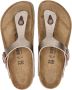 Birkenstock Gizeh teenslippers taupe metallic - Thumbnail 2