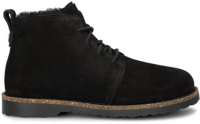 Birkenstock UPPSALA CHUKKA SHEARLING SUEDE Hoge sneakers Hoge sneakers Veterboots Dames veterschoenen Dames sneakersVrije tijd half-hoogHalf-hoge schoenen Heren veterschoen Heren sneakers Zwart - Foto 13