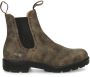 BLUNDSTONE Original High Top suède chelsea boots bruin - Thumbnail 1