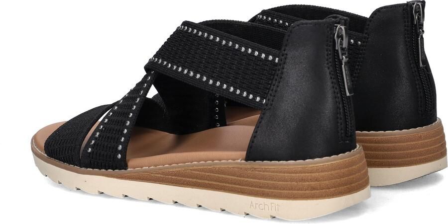 Bobs Arch Fit Oasis dames sandaal Zwart - Foto 5
