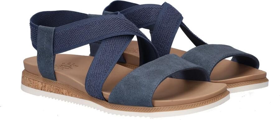 Bobs Desert Kiss Low dames sandaal Blauw - Foto 4