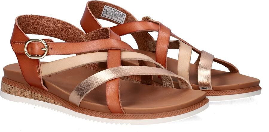 Skechers DESERT KISS LOW PEAK RANK Dames Sandalen Chestnut - Foto 4