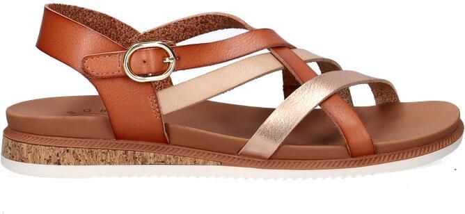Skechers DESERT KISS LOW PEAK RANK Dames Sandalen Chestnut - Foto 3