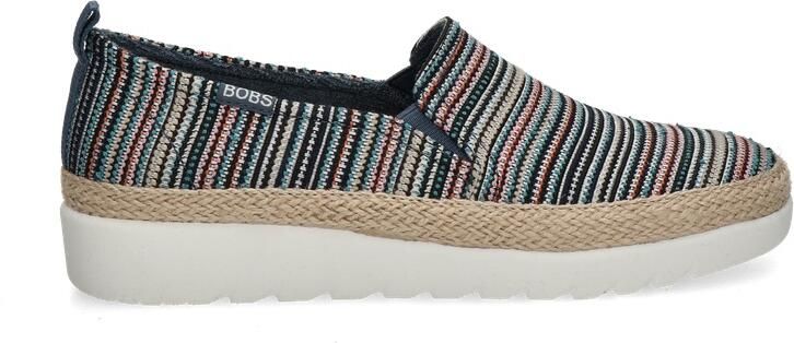 Bobs Flexpadrille dames espadrille Blauw multi - Foto 2