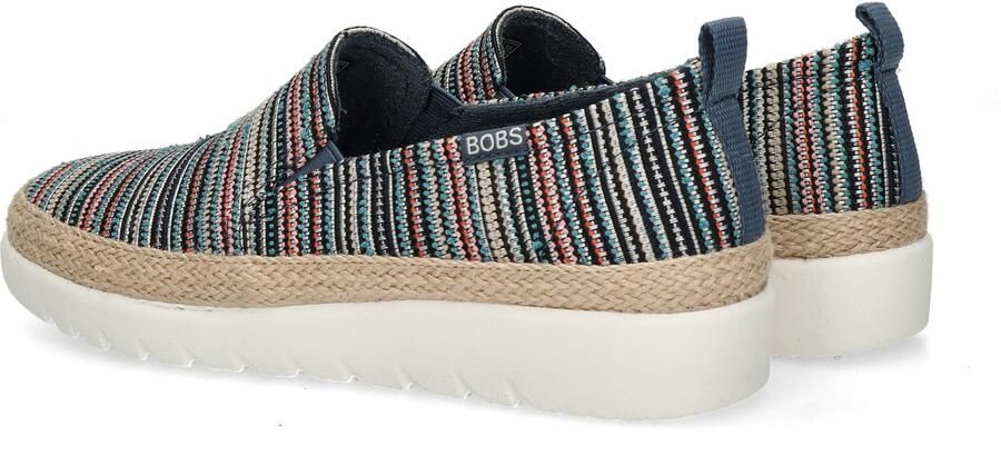 Bobs Flexpadrille dames espadrille Blauw multi - Foto 4