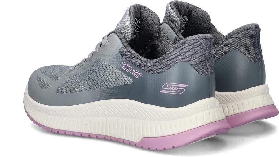 Skechers Lage Sneakers Sport Zapatillas Mujer Modèle Bobs Squad 4 Staple Look - Foto 3