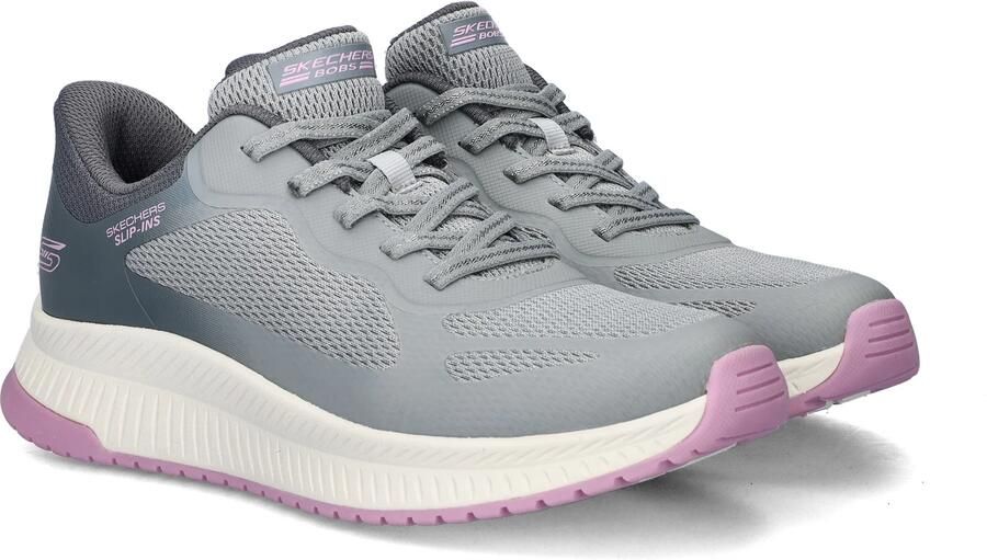 Skechers Lage Sneakers Sport Zapatillas Mujer Modèle Bobs Squad 4 Staple Look - Foto 2