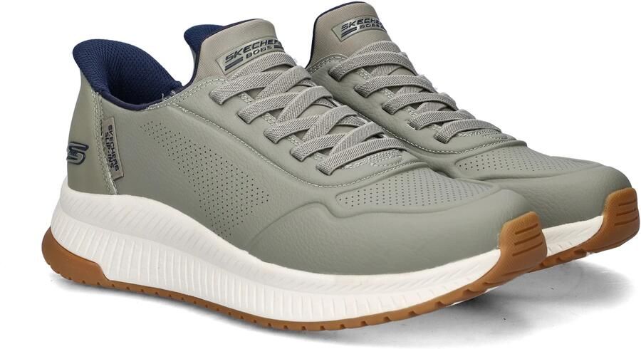 Bobs Hands Free Slip-Ins Squad 4 heren sneaker Kaki - Foto 4