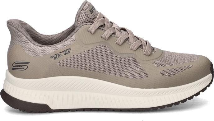 Skechers Slip-ins: BOBS Squad 4 heren sneakers taupe Beige Extra comfort Memory Foam - Foto 4