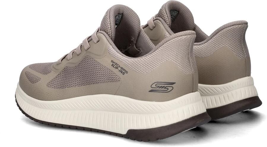 Skechers Slip-ins: BOBS Squad 4 heren sneakers taupe Beige Extra comfort Memory Foam - Foto 6