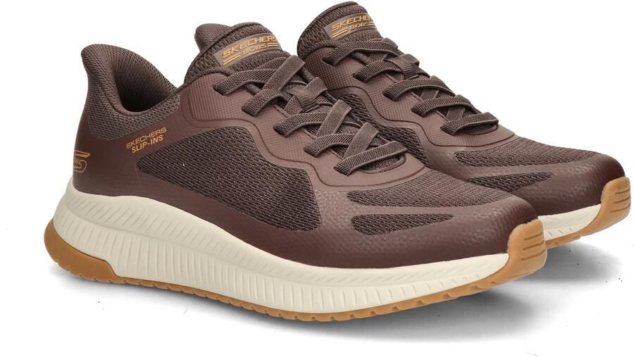 Skechers BOBS SQUAD 4 Heren Instappers Chocolate - Foto 4