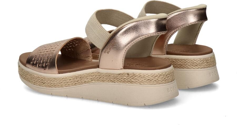 Skechers Slip-ins Bobs Sun Ray Step Aside Dames Sandalen Goud - Foto 11