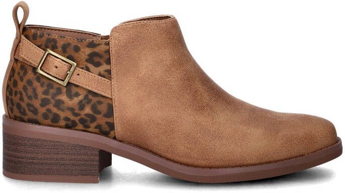 Bobs Wander Luxe dames enkellaars Cognac