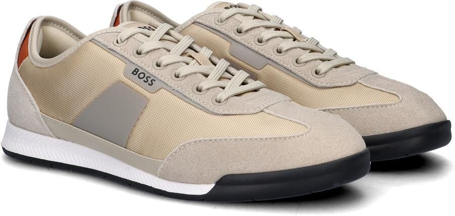 Boss Lage sneakers met applicaties in suèdelook model 'NITAN_LOWP_NYMITH' - Foto 2