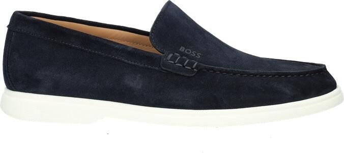 Hugo Boss InstapSchoen Blauw Mannen Lente Zomer Collectie Suède - Foto 4