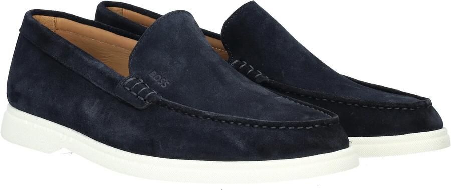 Hugo Boss InstapSchoen Blauw Mannen Lente Zomer Collectie Suède - Foto 6