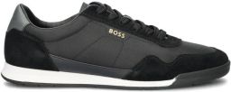 Boss Sneakers met labeldetails model 'Titanium'