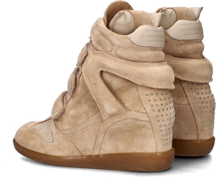 Bronx dames sneaker sleehak Jae-yy triple strap suede beige - Foto 9