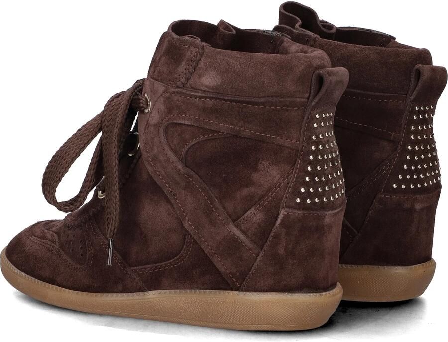 Bronx dames sneaker sleehak Jae-yy suede bruin - Foto 5