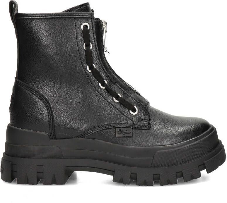 Buffalo Aspha Zip Laarzen Zwart 1622070 Black Dames - Foto 4