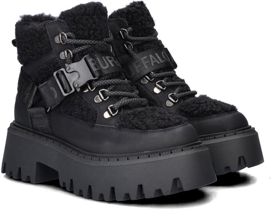 Buffalo Plateaulaarsjes Aspen Com Mid Warm Winterboots veterboots enkellaarsje met knuffelige warme voering - Foto 4