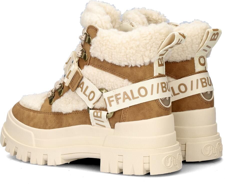 Buffalo Aspha Combat Mid Warm dames veterboot Beige multi - Foto 5