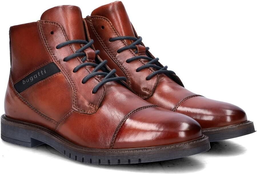 Bugatti Caj leren veterboots cognac - Foto 5