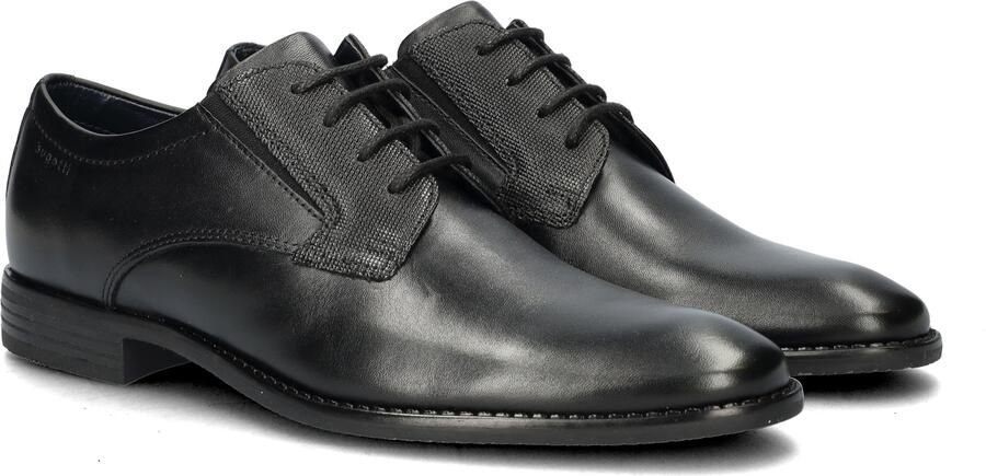 Bugatti leren veterschoenen zwart - Foto 4