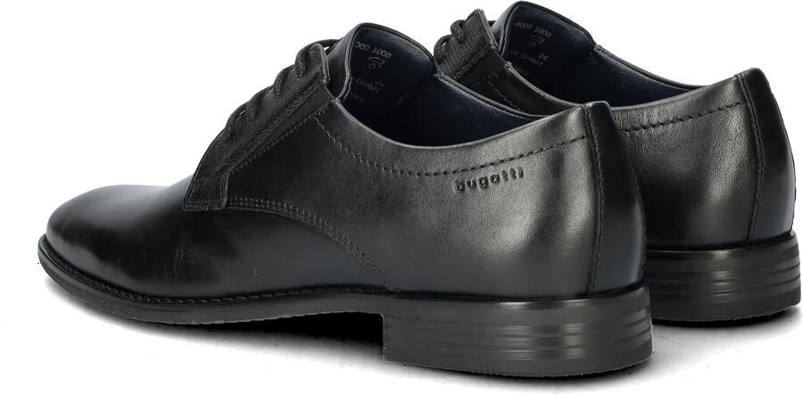 Bugatti leren veterschoenen zwart - Foto 3
