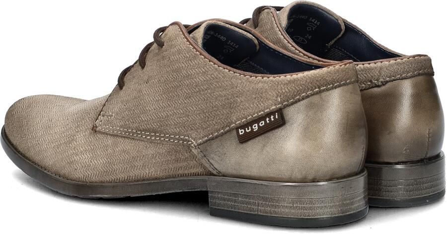 Bugatti suède veterschoenen taupe - Foto 2