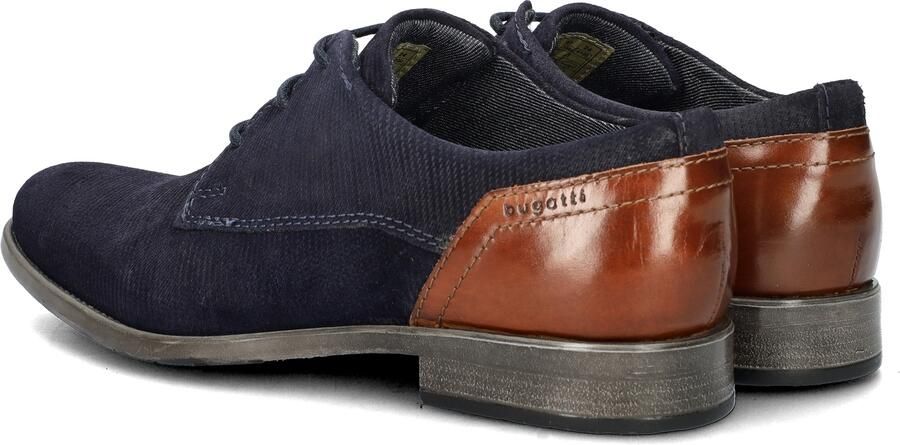 Bugatti suède veterschoenen donkerblauw - Foto 2