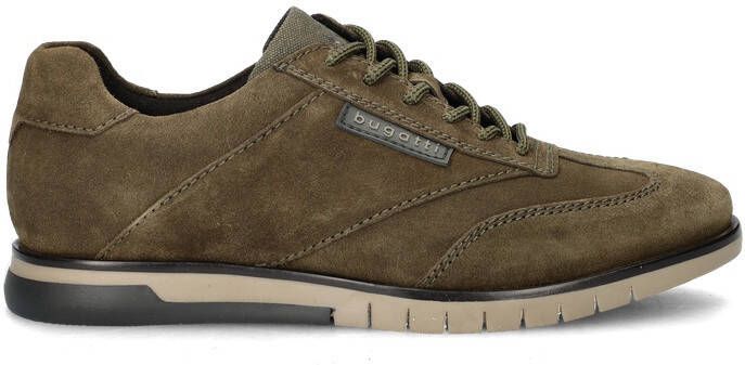 Bugatti Delron suède sneakers groen - Foto 4