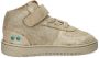 BunniesJR 224650-994 Meisjes Hoge Sneakers Goud Suède Veters - Thumbnail 2