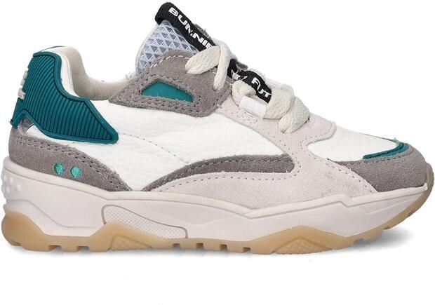 BunniesJR 226220-484 Jongens Lage Sneakers Grijs Leer Veters - Foto 2
