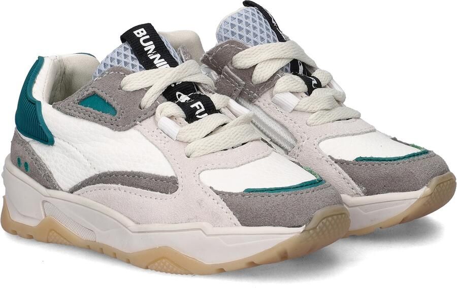 BunniesJR 226220-484 Jongens Lage Sneakers Grijs Leer Veters - Foto 3