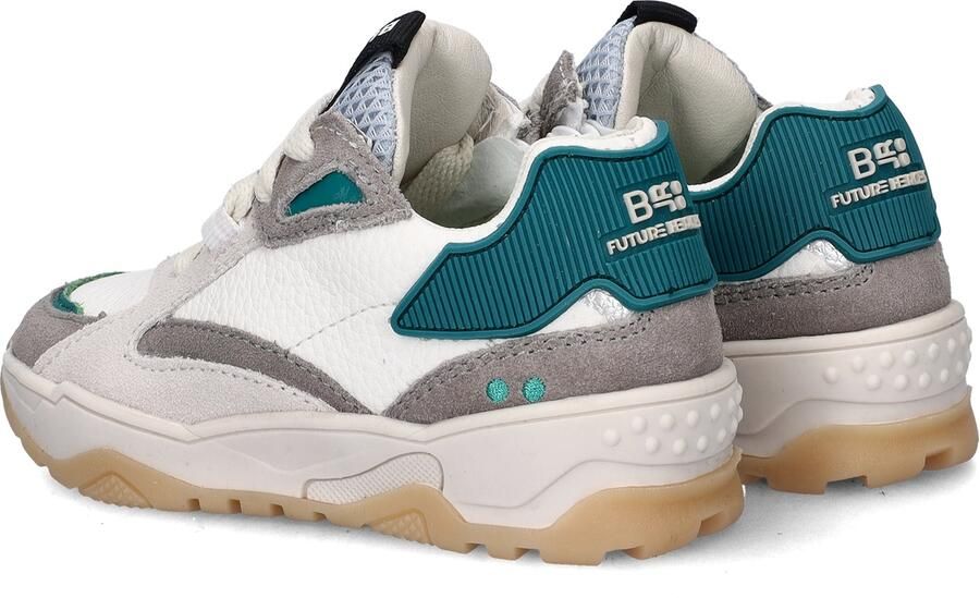 BunniesJR 226220-484 Jongens Lage Sneakers Grijs Leer Veters - Foto 4