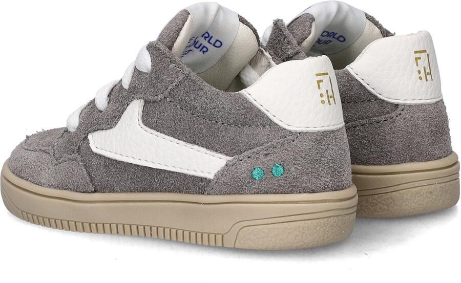 BunniesJR 226206-484 Jongens Lage Sneakers Grijs Leer Veters - Foto 4
