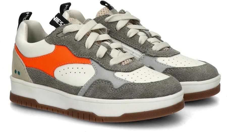 BunniesJR 226245-484 Jongens Lage Sneakers Grijs Leer Veters - Foto 4