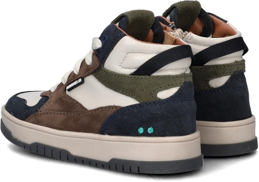 BunniesJR 225990-420 Jongens Hoge Sneakers Bruin Leer Veters - Foto 8