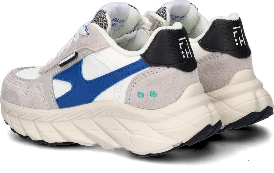 BunniesJR 226071-401 Jongens Lage Sneakers Blauw Leer Veters - Foto 3