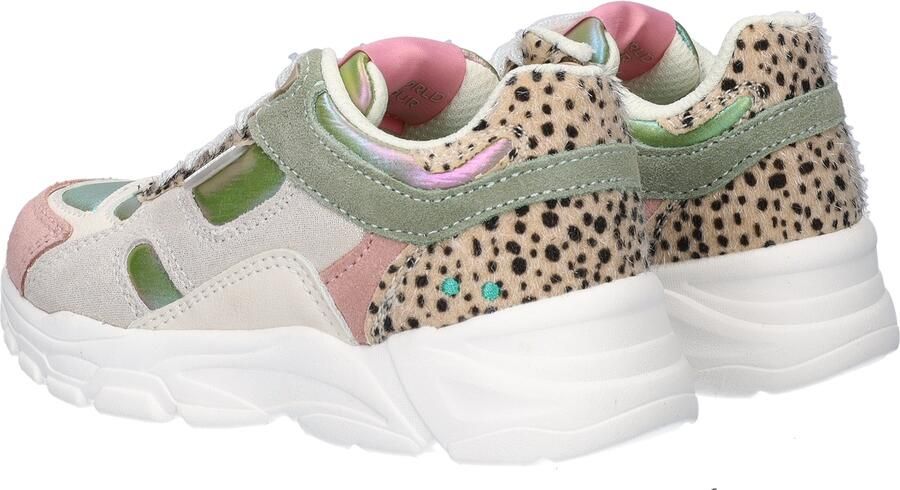 BunniesJR 226050-498 Meisjes Lage Sneakers Multicolor Leer Veters - Foto 3