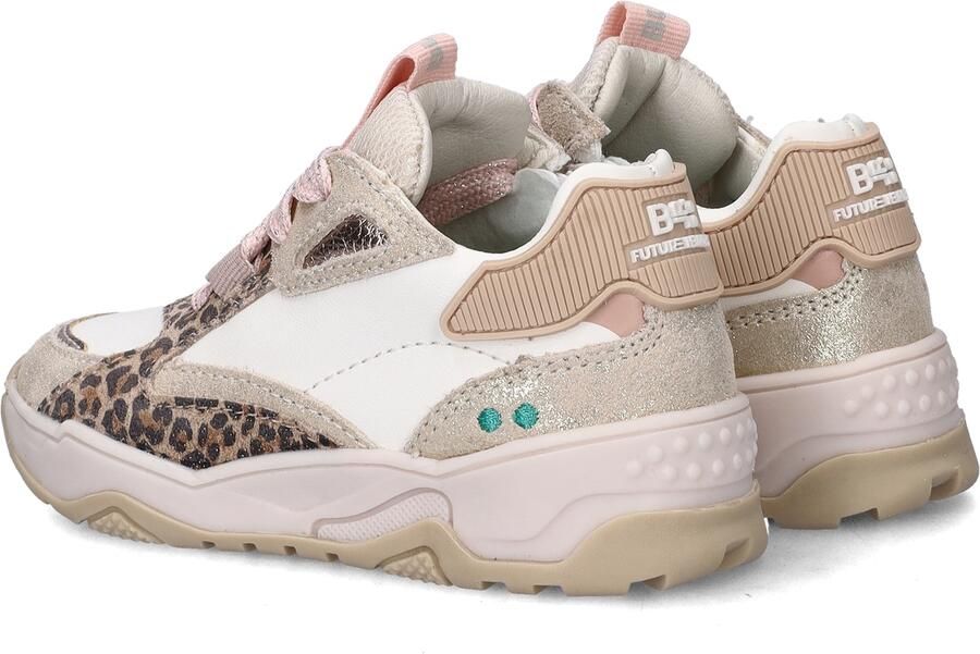 BunniesJR 226220-994 Meisjes Lage Sneakers Beige Leer Veters - Foto 3