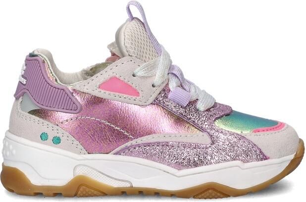 BunniesJR 226220-498 Meisjes Lage Sneakers Multicolor Leer Veters - Foto 2