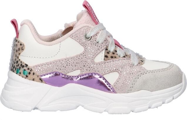 BunniesJR 226051-994 Meisjes Lage Sneakers Paars Leer Veters - Foto 3