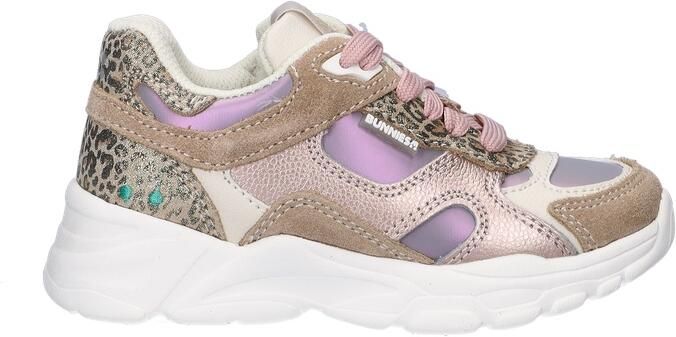 BunniesJR 226050-403 Meisjes Lage Sneakers Roze Leer Veters - Foto 3