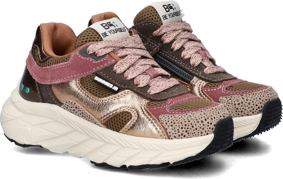 BunniesJR 225842-908 Meisjes Lage Sneakers Multicolor Leer Veters - Foto 5