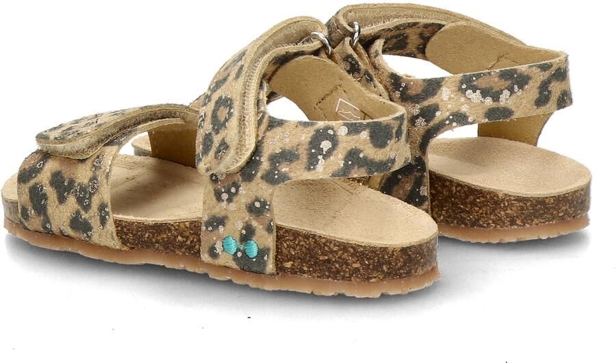 BunniesJR 226408-713 Meisjes Platte Sandalen Bruin Imitatieleer Klittenband - Foto 7